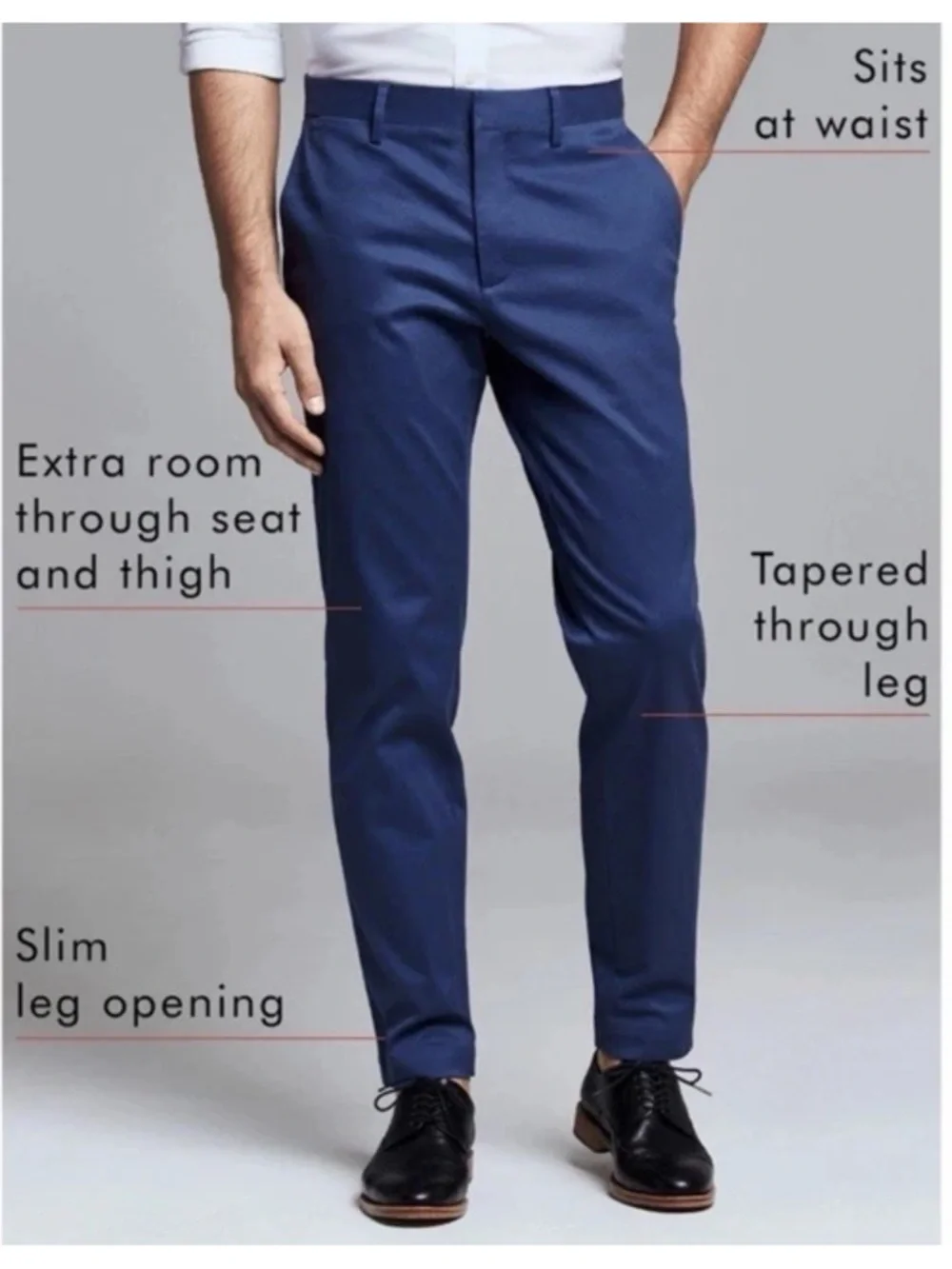 Men’s Banana Republic Mason Athletic Tapered Pant Size 34 x 34